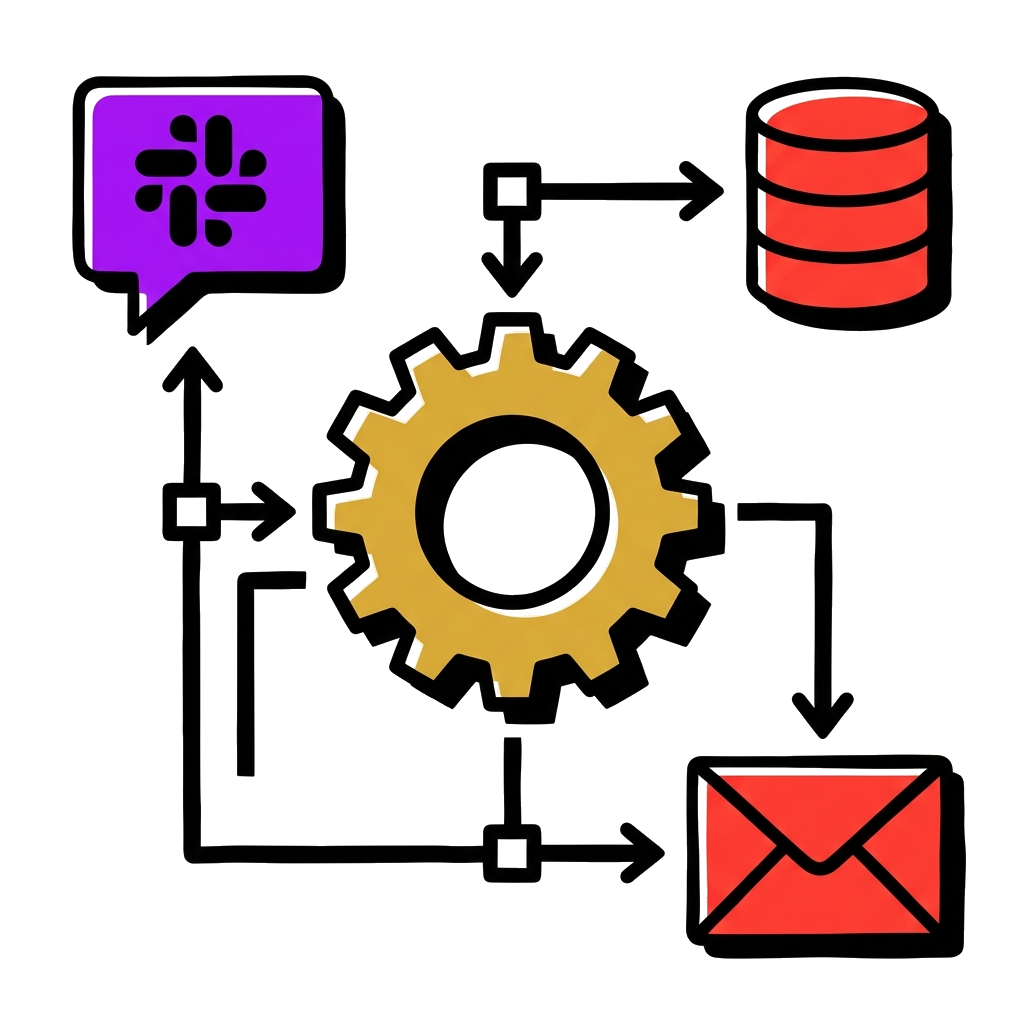 Automation DFY workflow circuit illustration