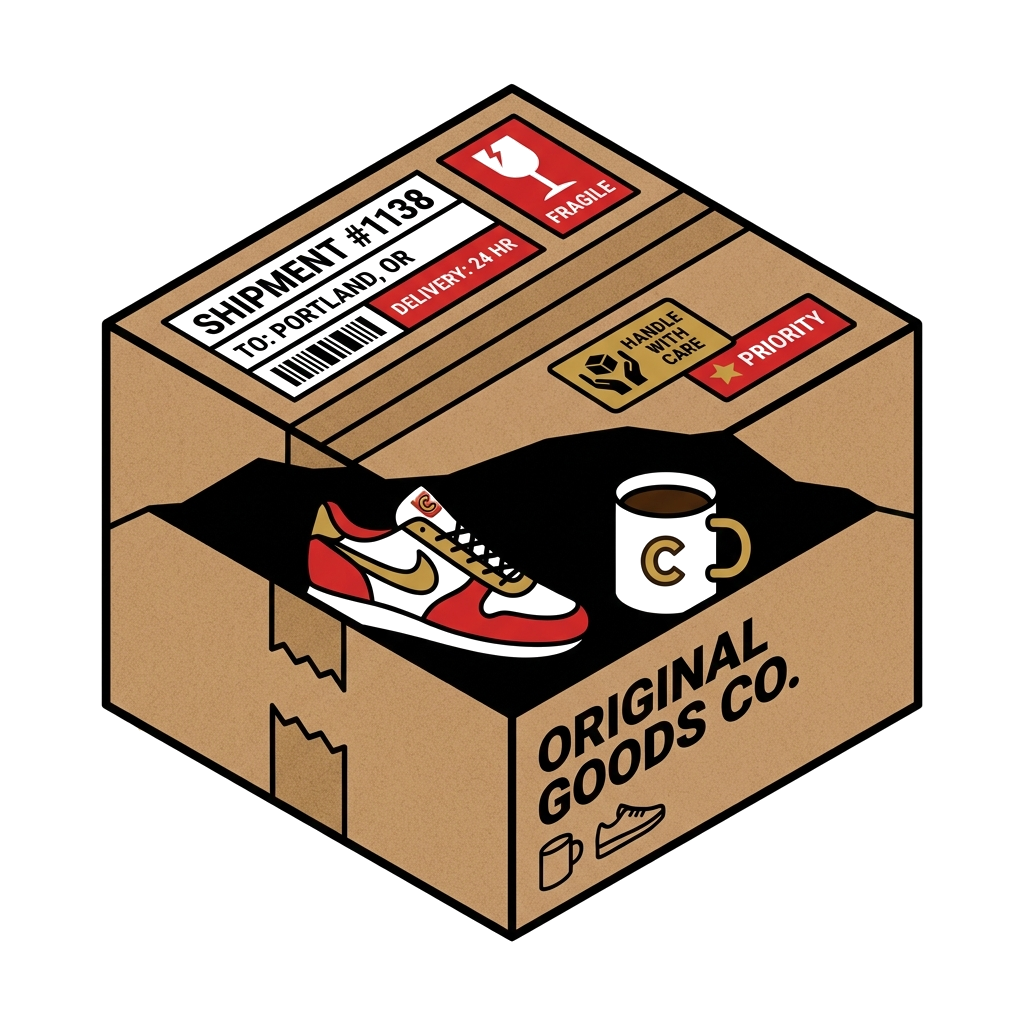 Physical products illustration
